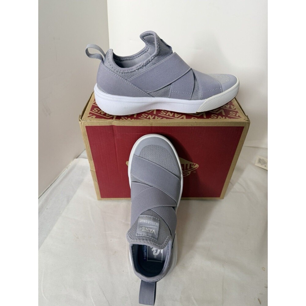 Vans UltraRange Gore Gray Slip Sneakers Athletic Sz 5.0 Womens New nIB